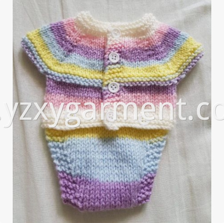 Colour knit children's sweater